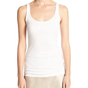 Vince White Scoop Neck Tank Size Large
